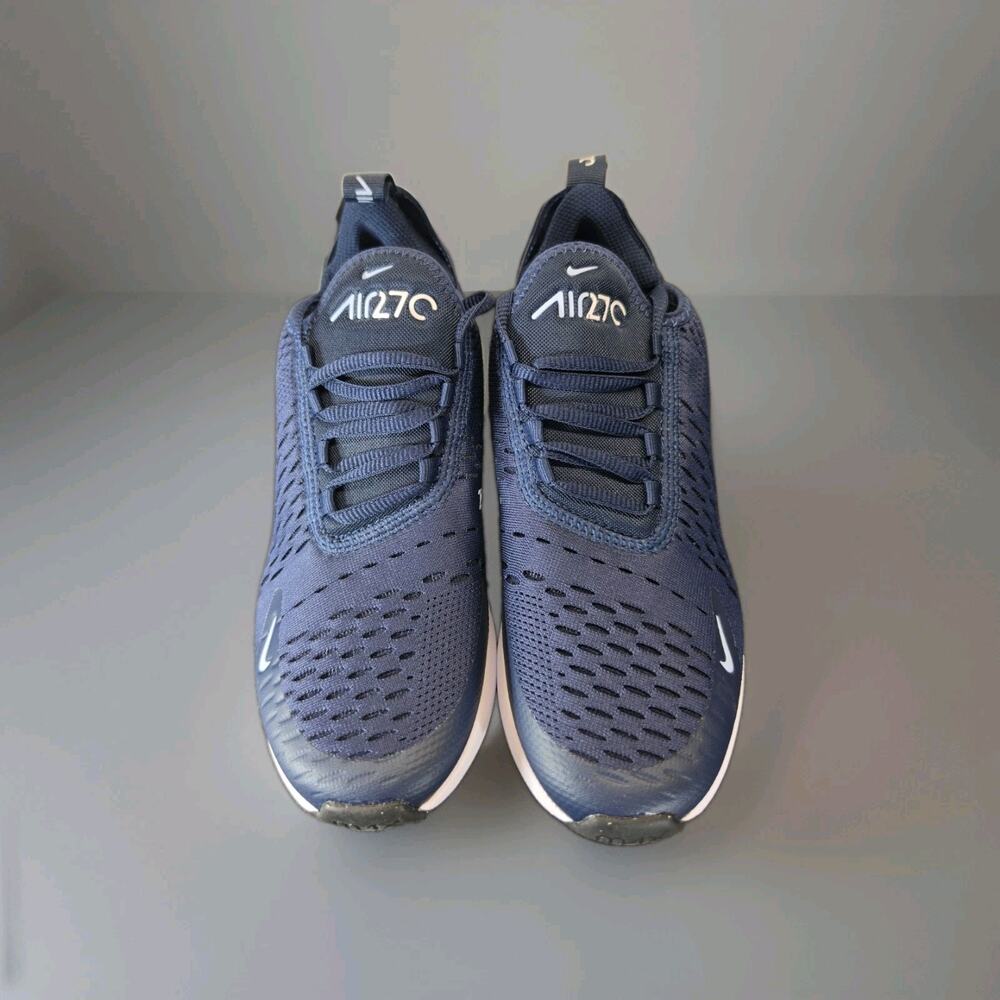 Size 4.5Y Nike Air Max 270 Youth Kids Navy Blue 943345-407 - Picture 4 of 5